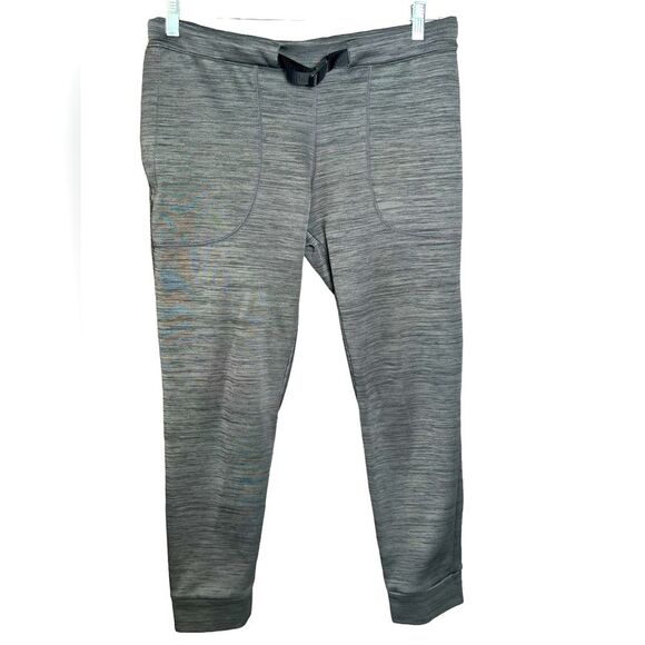 TOPO Designs Mountain Jogger Sweatpants Buckle Waist Fleece Lined Dark Gray Sz M - Picture 2 of 10
